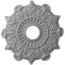 Ekena Millwork Preston Ceiling Medallion (Fits Canopies up to 4"), 17 1/2"OD x 4"ID x 1"P, Primed White CM17PR - alternate 1